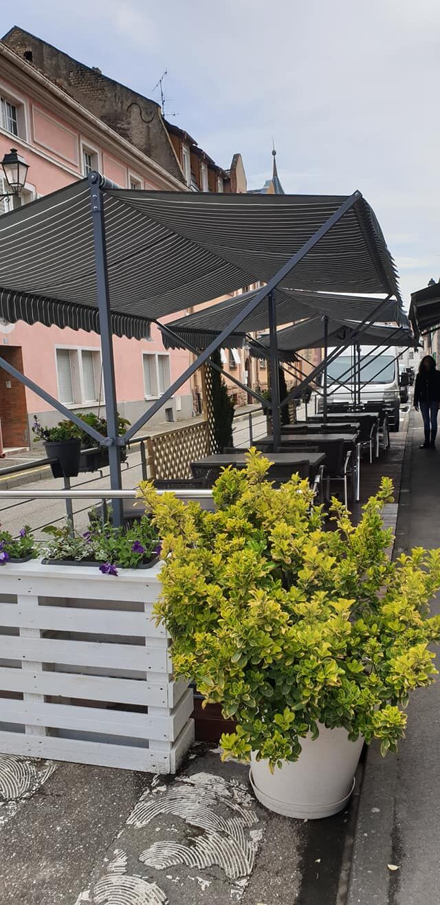 Petite vue de notre terrasse