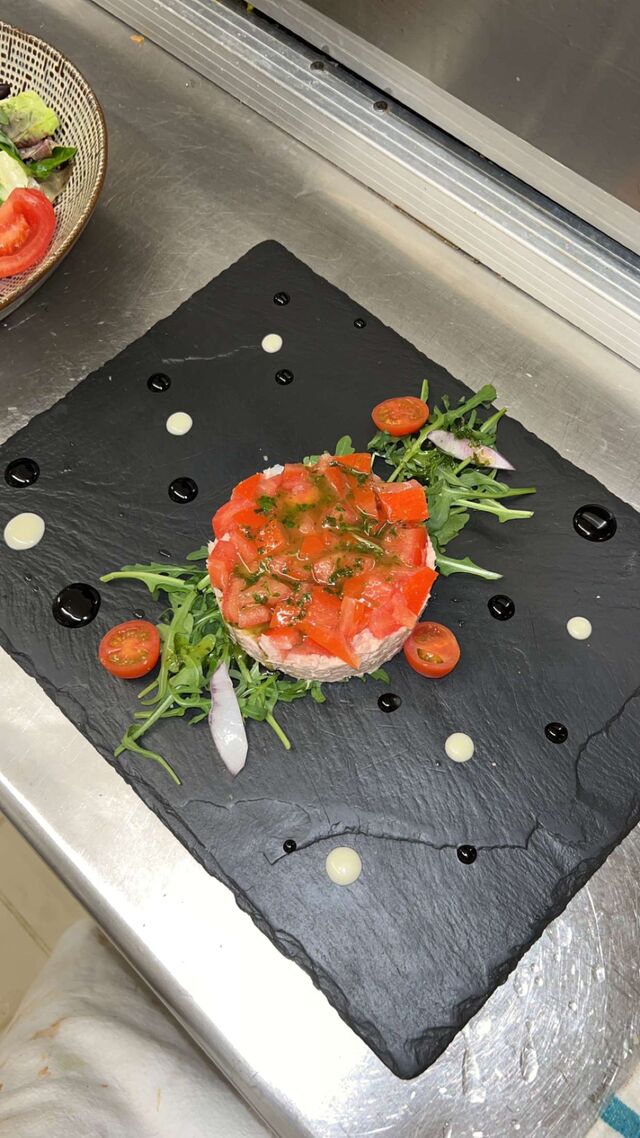 Tartare de tomate au thon 
