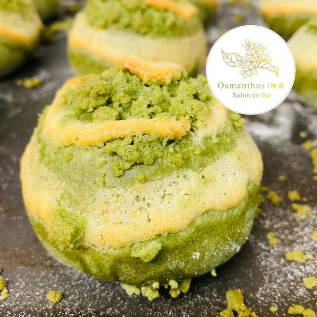 Briochine matcha et mochi