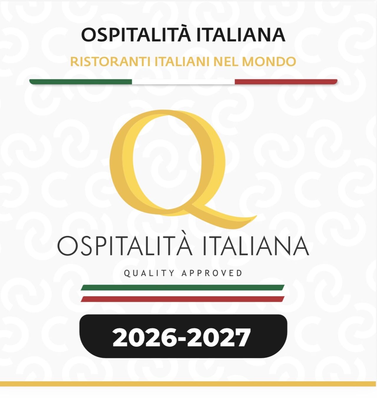 Ospitalità Italiana award 🇮🇹