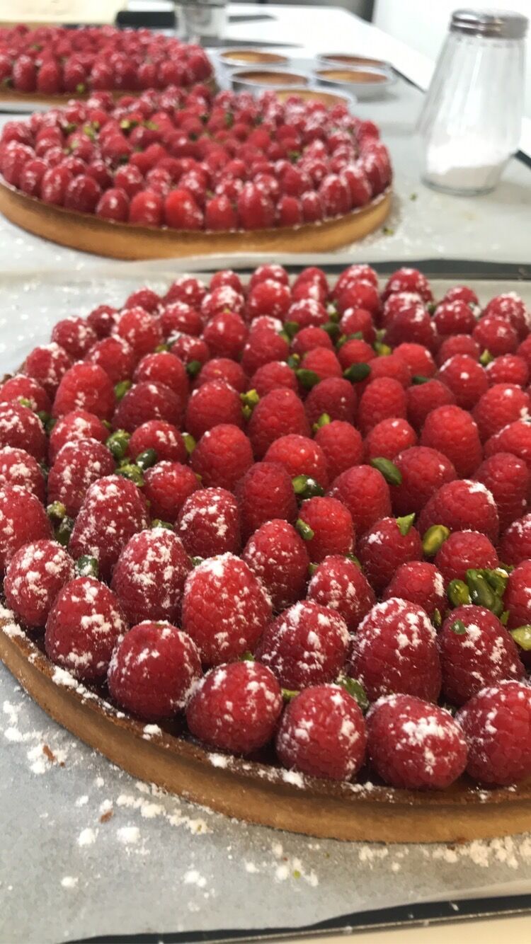Tarte Sablée aux Framboises Fraîches