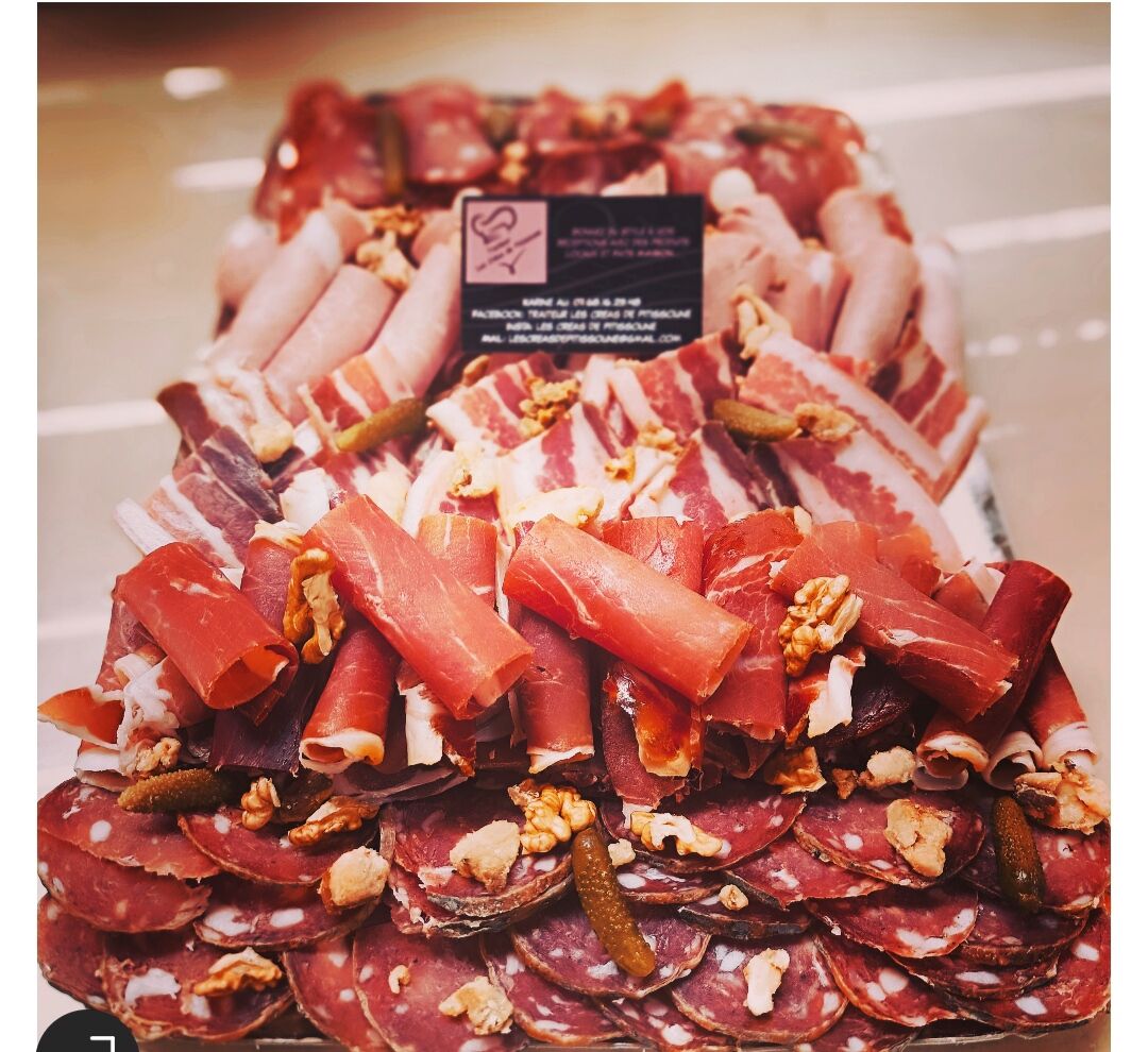 Plateau charcuterie pour raclette 