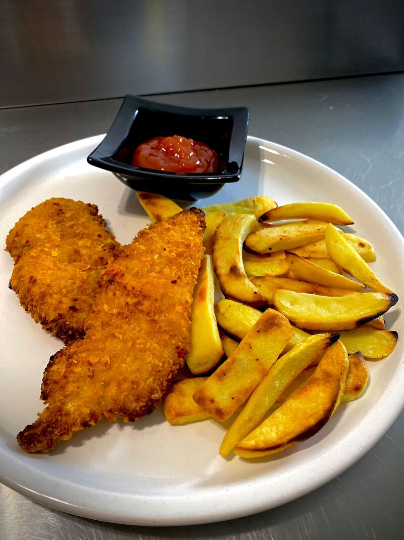 MENIU Snitel usor picant