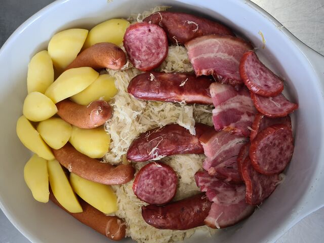 Choucroute garnie sur commande à emporter