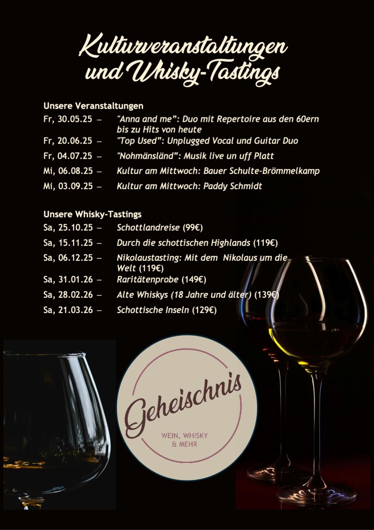 Veranstaltungen 2025/2026