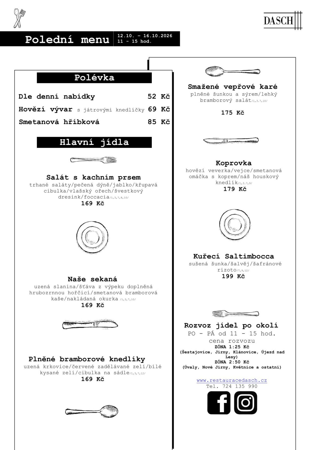 Polední menu