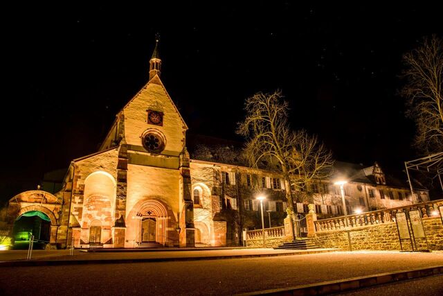 Blick auf das schöne Kloster