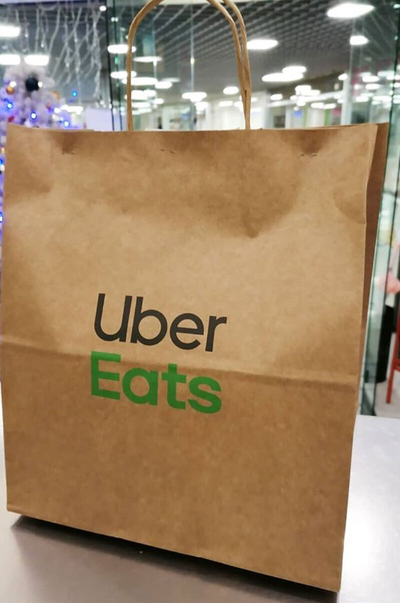 uber eats paper bolsa