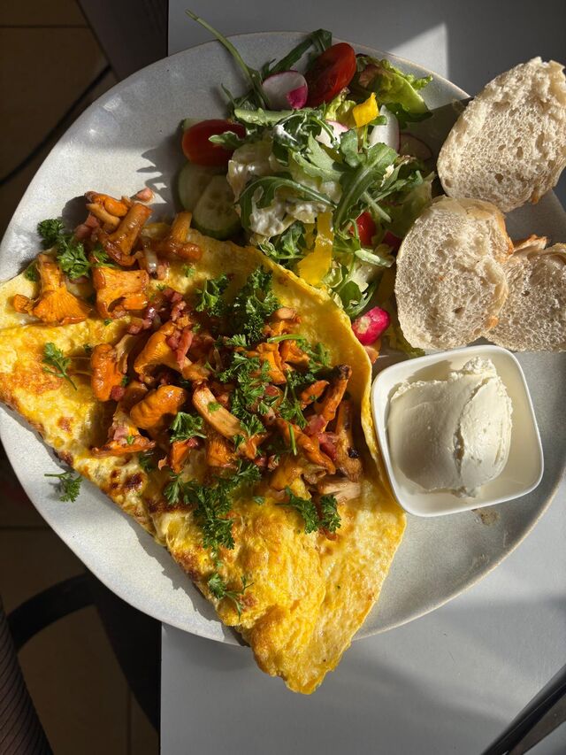 Pfifferling Omelette