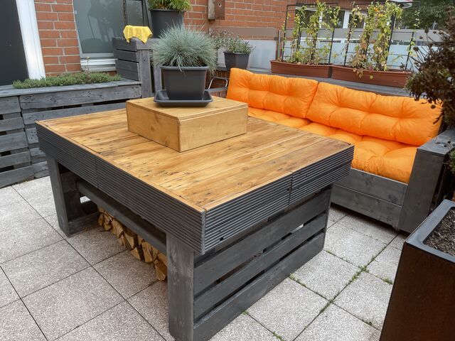 Stammtisch auf der Terasse