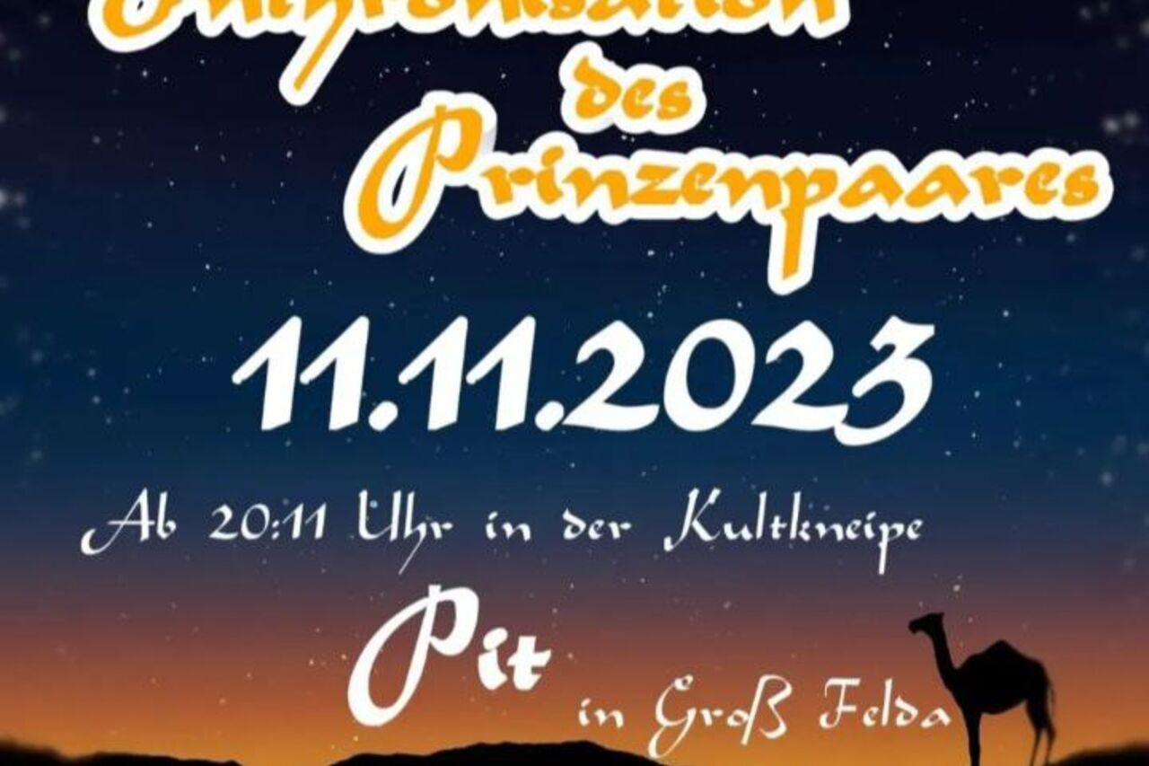 Inthronisation des Prinzenpaares