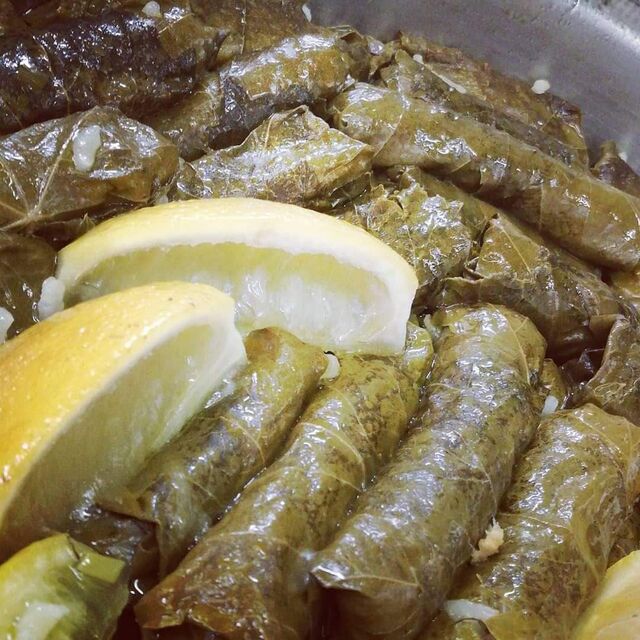 Hausgemachte Dolmades