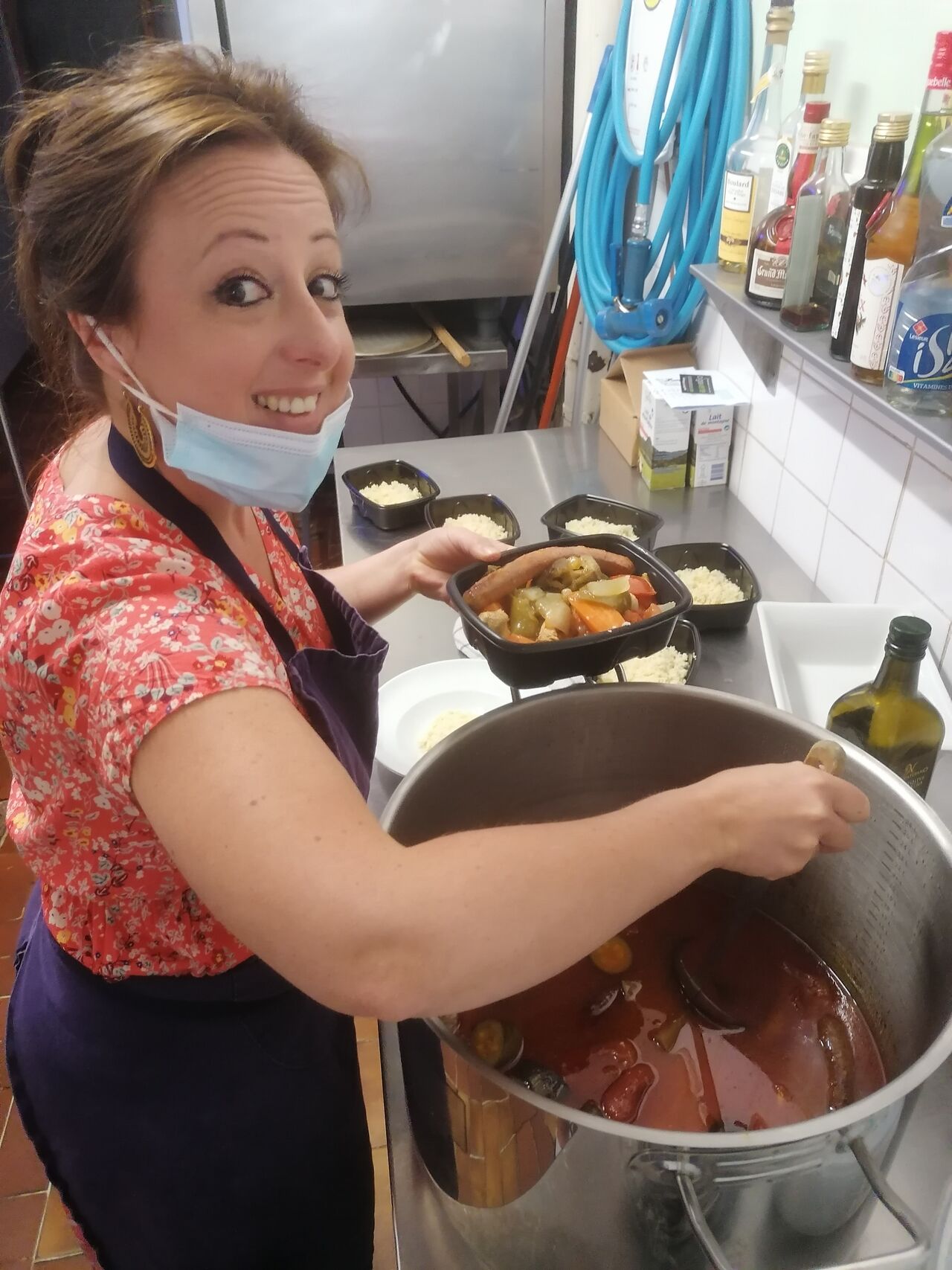 La Viovio nous a fait un ti couscous aujourd'hui..... Heuuuu j'ai pris sur moi j'ai fais un contrôle qualité.... Miam 