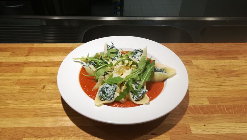 pâtes fourées ricotta-épinard 