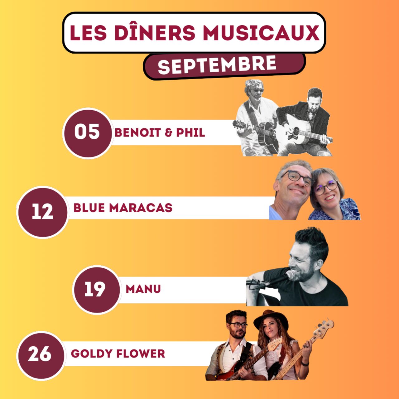 PROGRAMMATION DE SEPTEMBRE