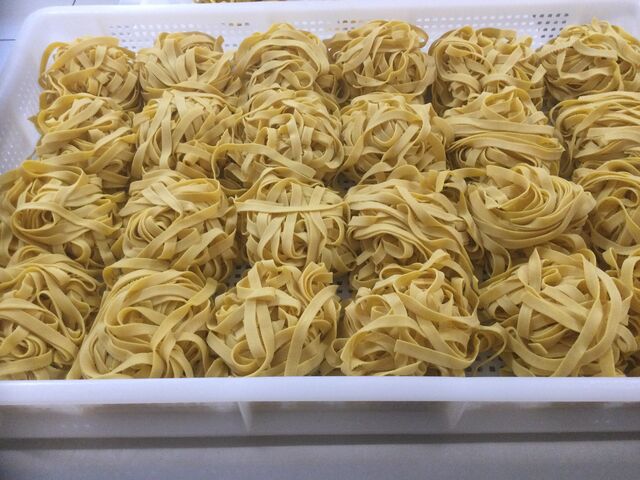 Tagliatelles aux œufs frais 