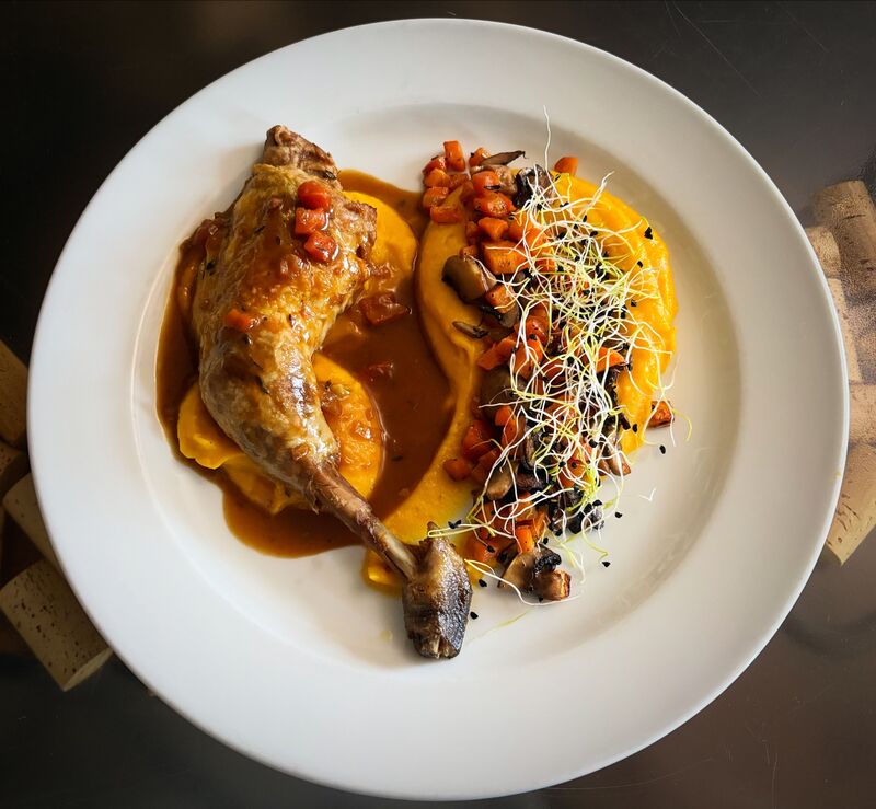 Filet de canette & mousseline butternut coco curry