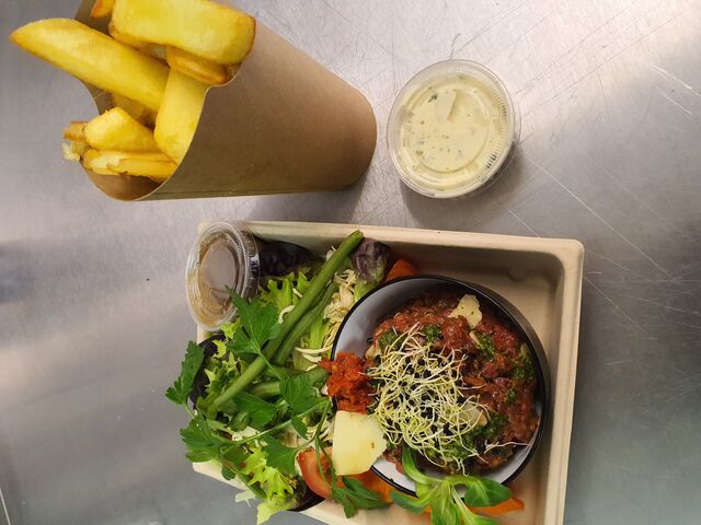 Tartare de bœuf à l italienne 