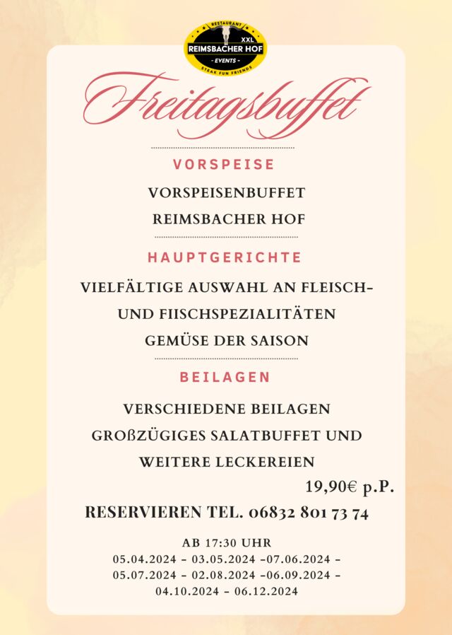 Freitagsbuffet