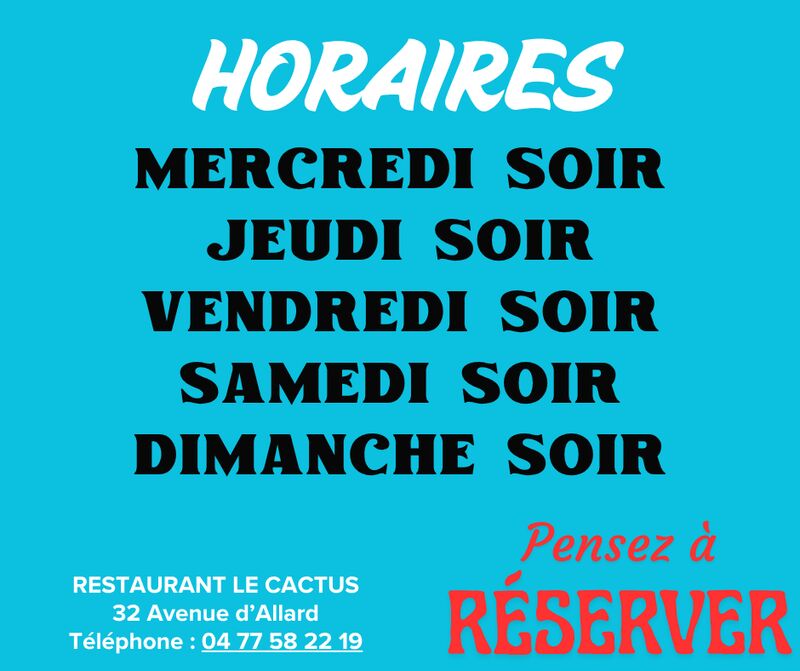 HORAIRES