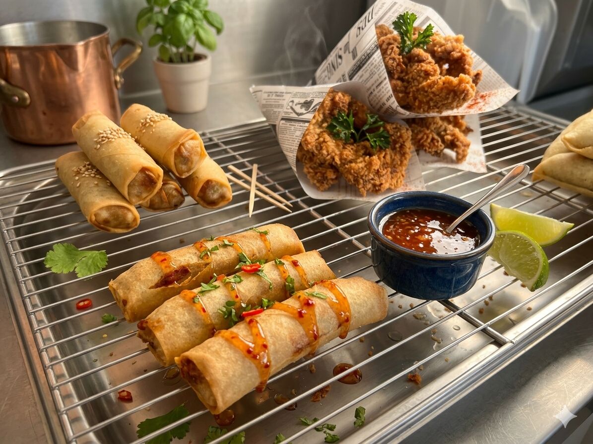 POH PIA MAISON (nems thaï, à base de galettes de blé)