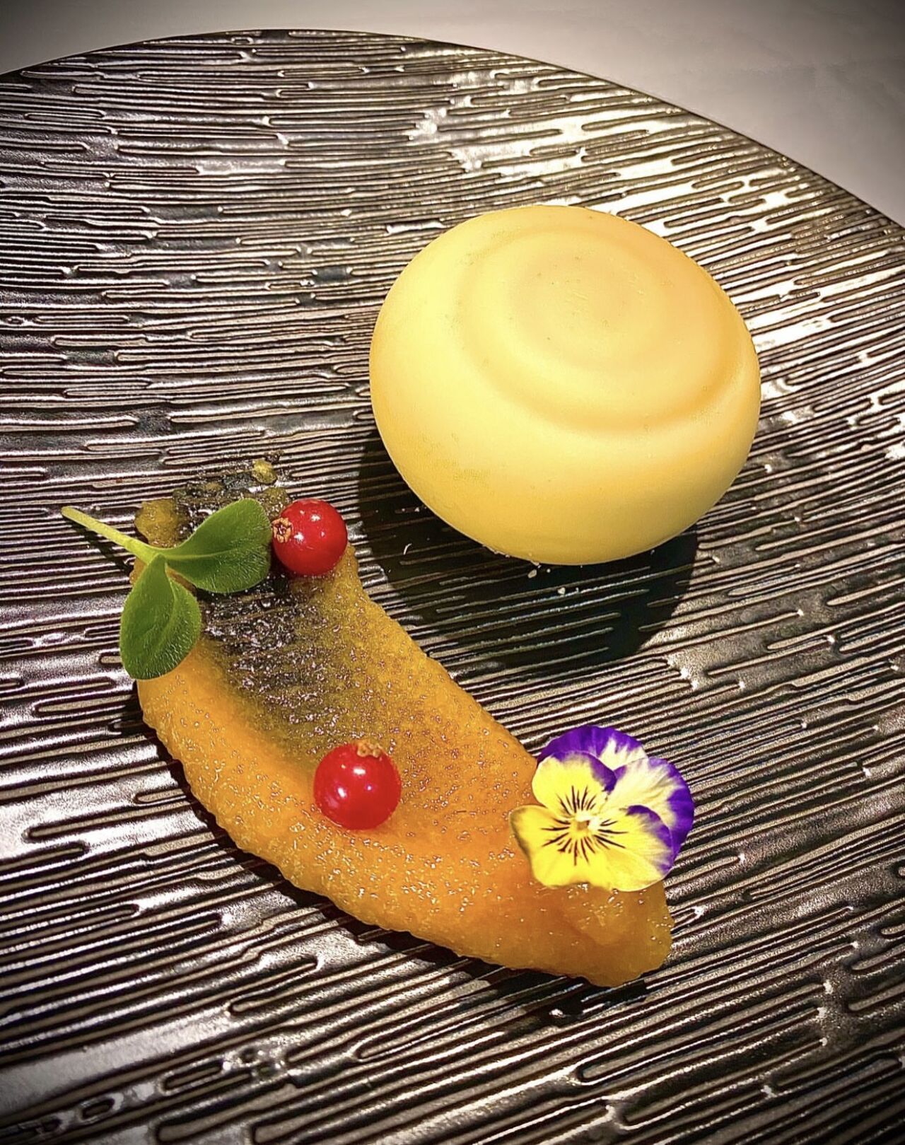 Entremet à la poire...