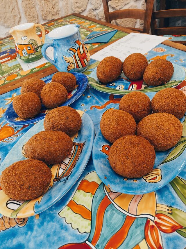 Venez déguster nos arancine 😋