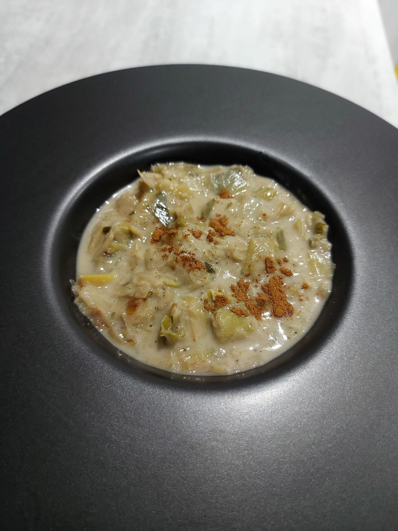 poireaux crème canelle