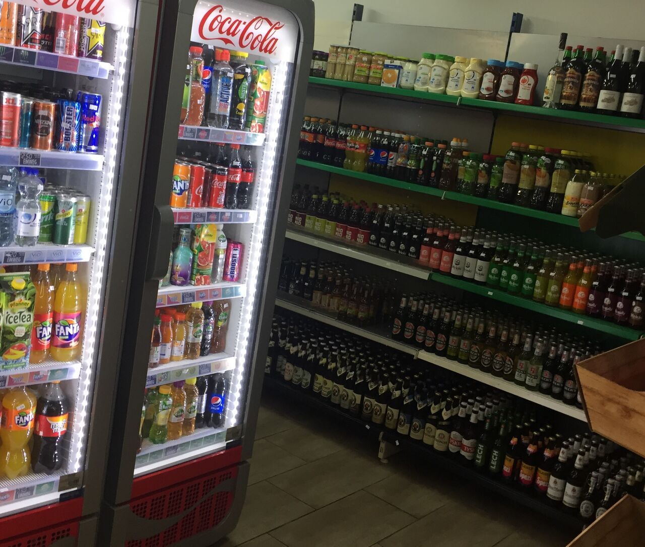 Auch kalte Getränke findet Ihr bei mir