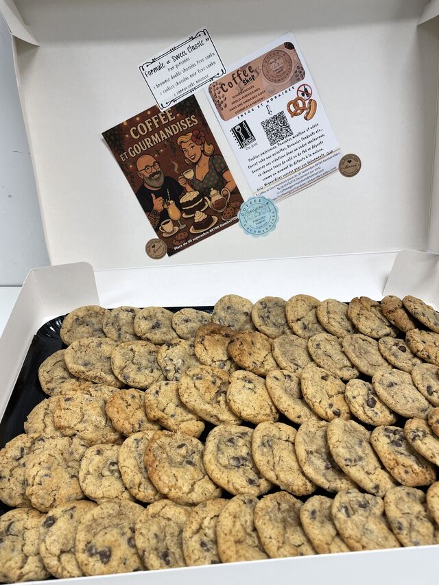 Nos cookies chocolat noir fève tonka