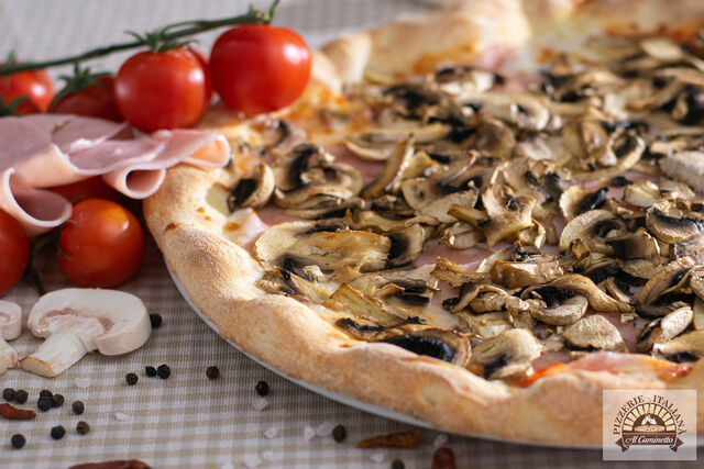 Pizza Proscutto Funghi