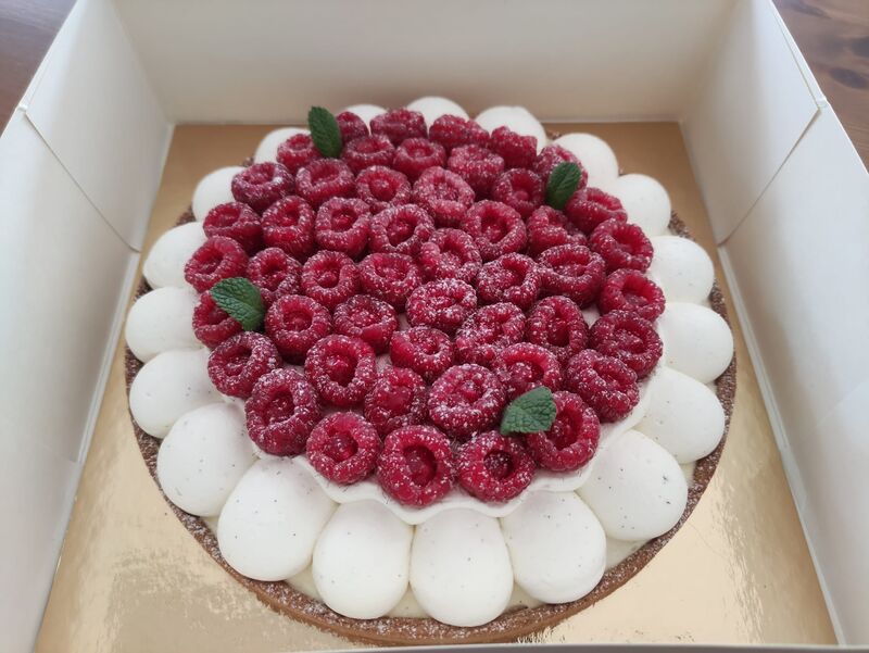 Tarte framboises