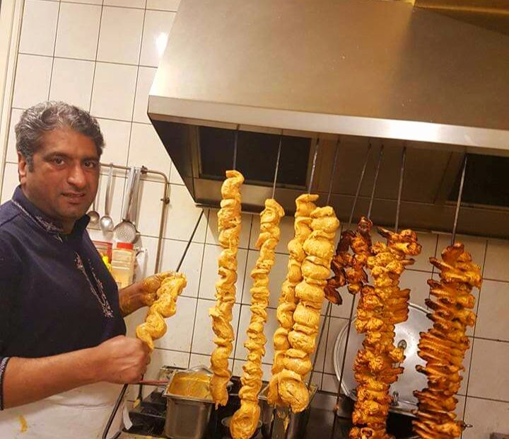 Réparation des grillades tandoori 