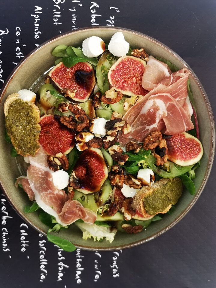 Salade aux figues 