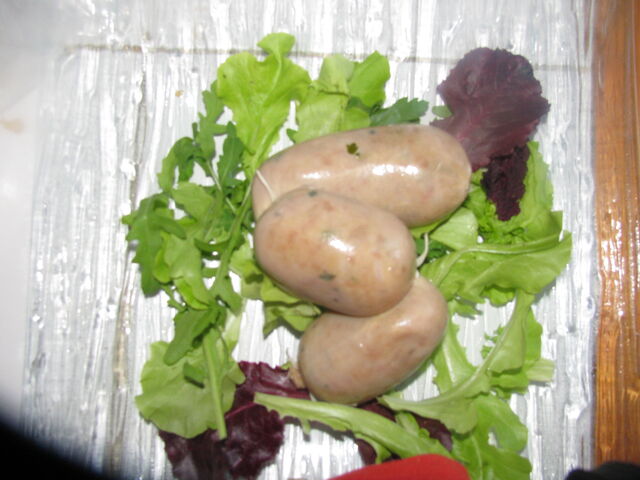 boudin aux poisson
a la commande