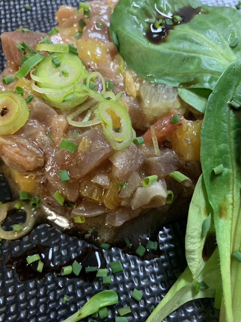 Le Tartare de Thon aux Agrumes, Sauce Soja
