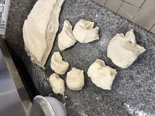 Découpage pour mise en boules