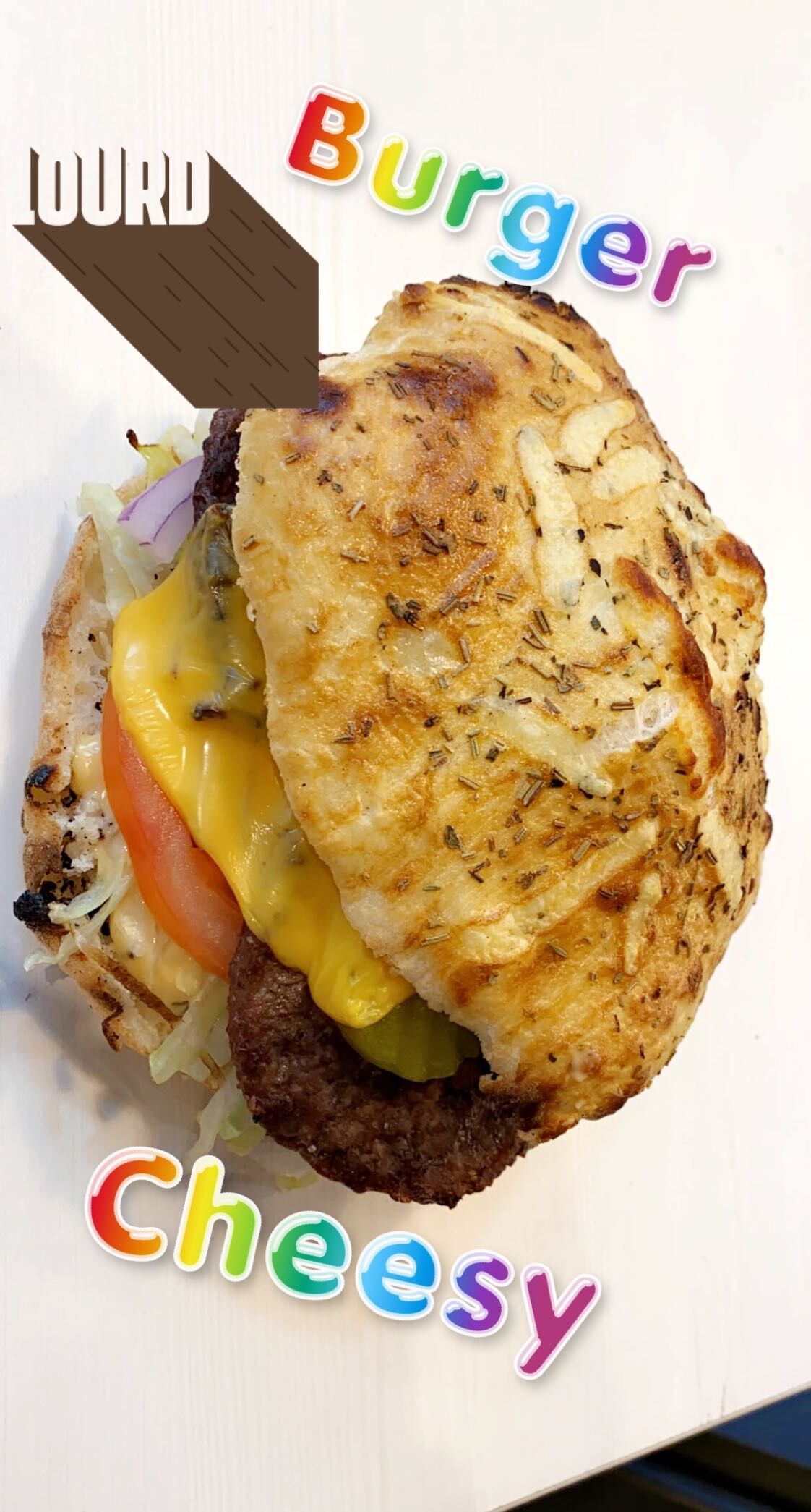 Burger cheesy
