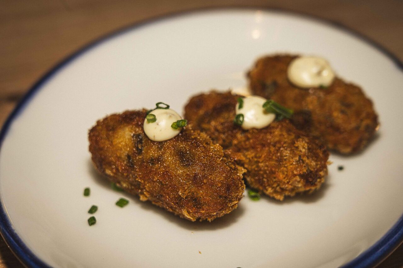 croquetas caseras de champiñones y trufa