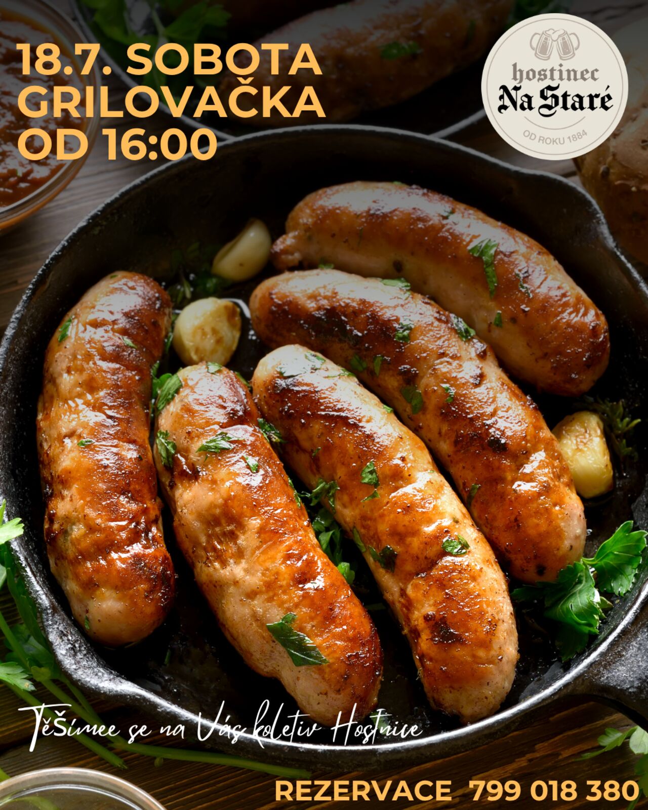 Sobotní grilovačka 🥩🍹🍻☀️