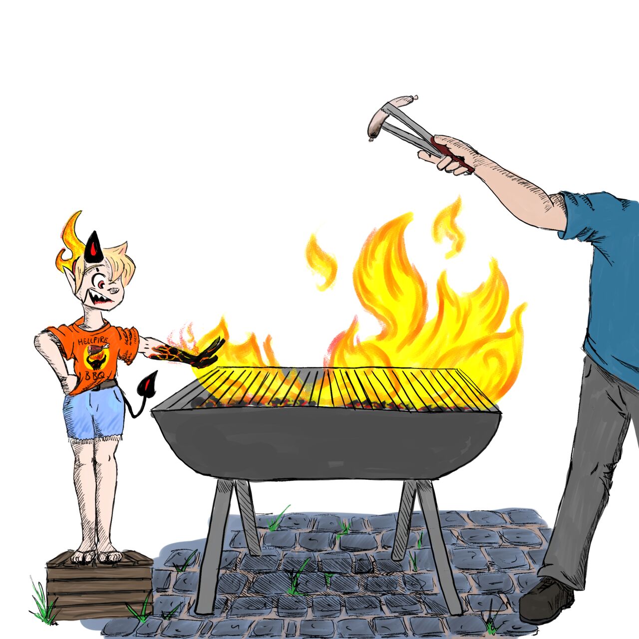 15. August Sommer Grillen