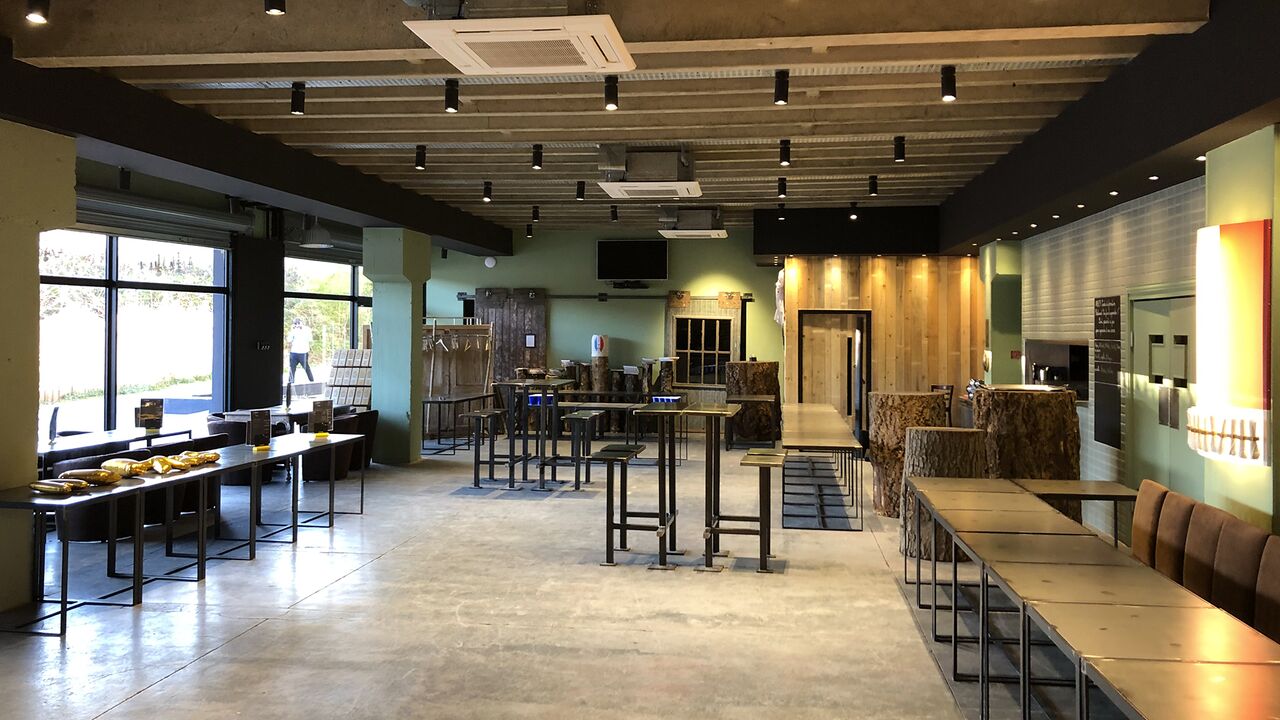 Aperçu de l'espace intérieur (200m2)