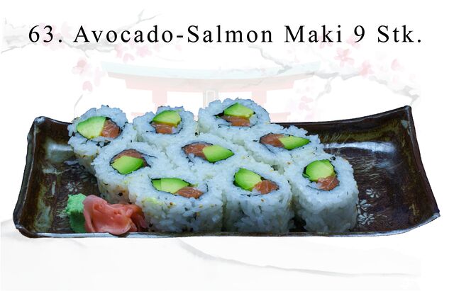 Avocado-Lachs maki