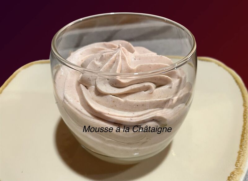 Mousse à la Châtaigne