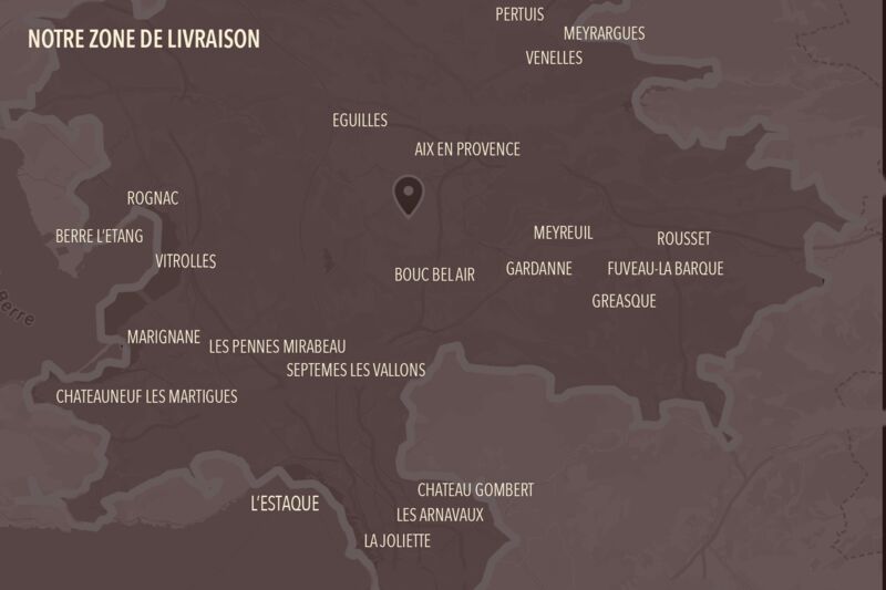Notre zone de livraison