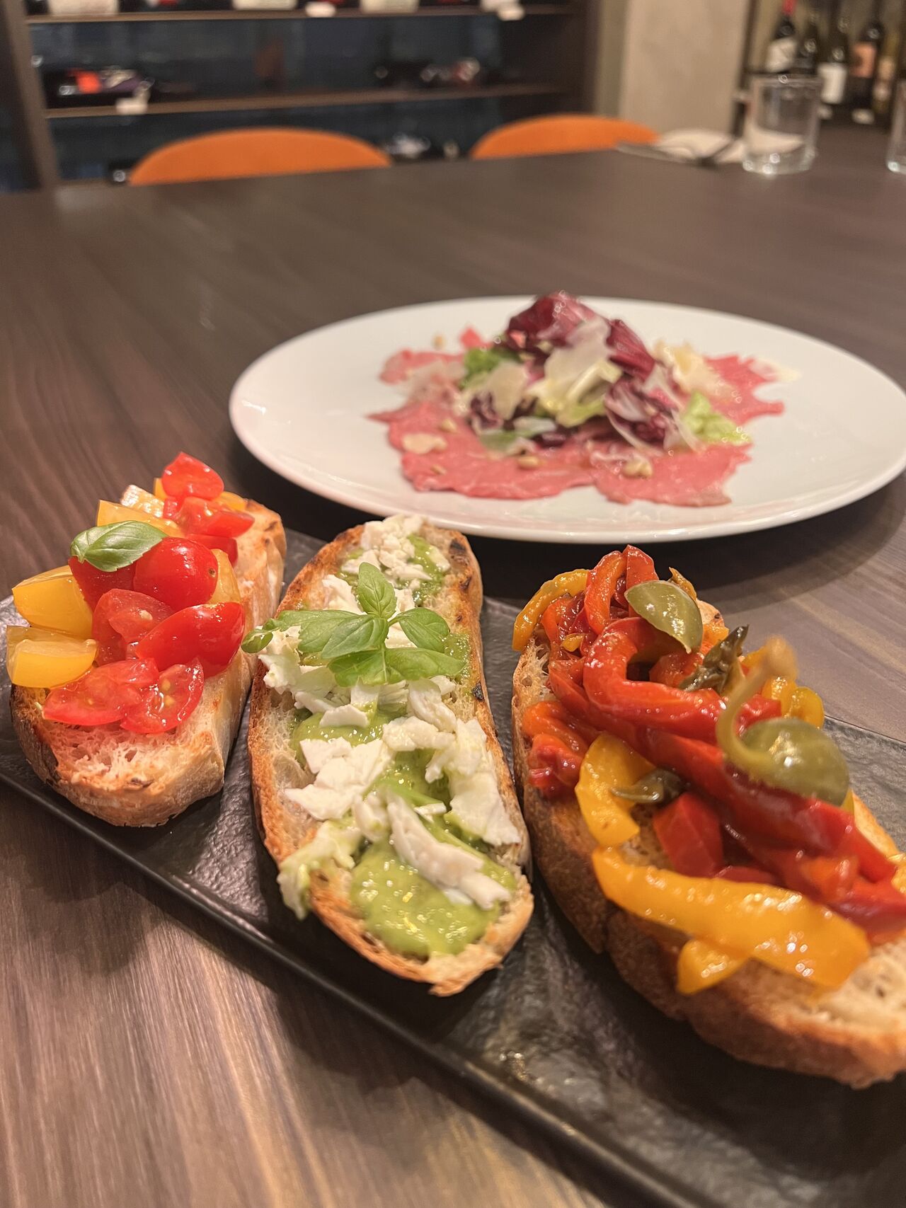Bruschette e Carpaccio