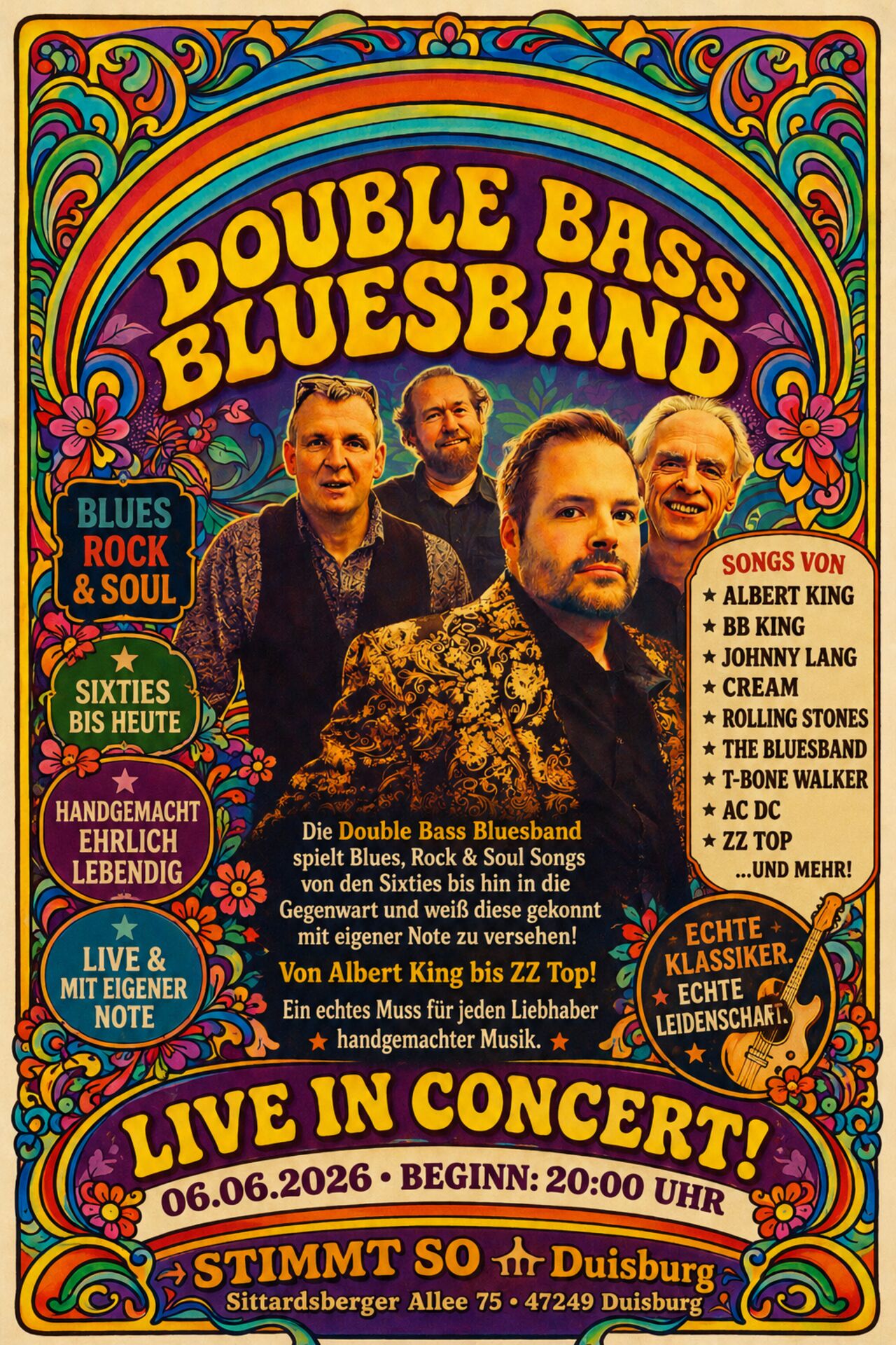 🎸 LIVE IM STIMMT SO – DOUBLE BASS BLUESBAND 🎸