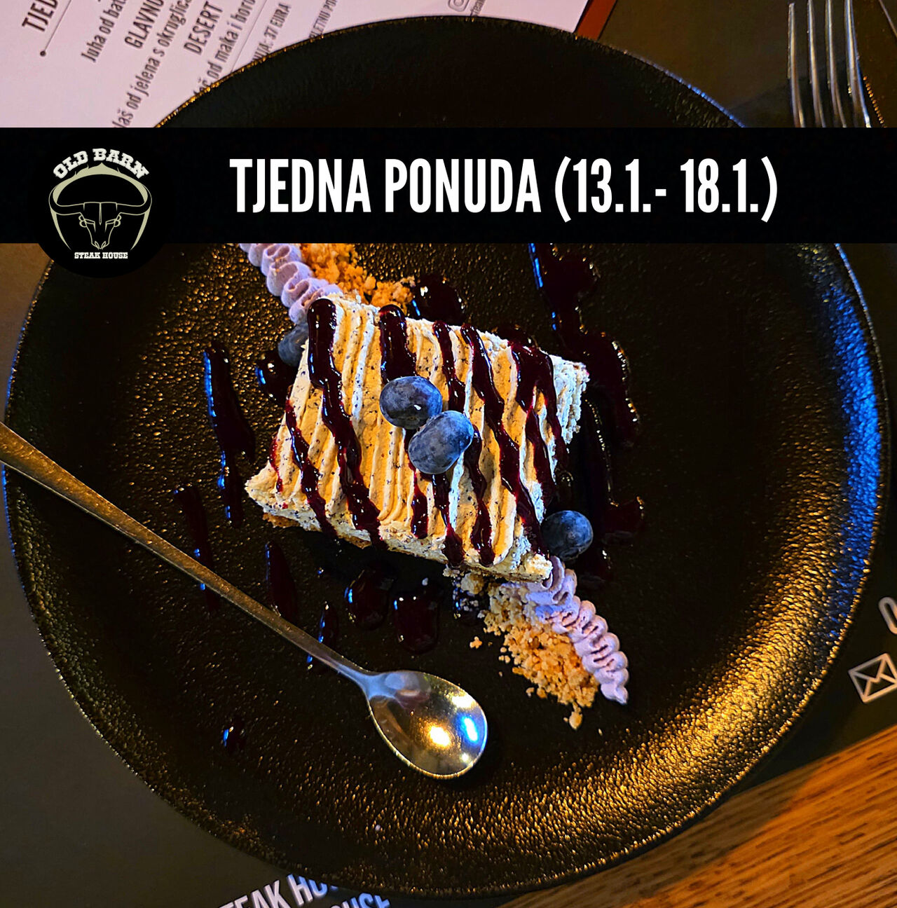 KOLAČ OD MAKA I BOROVNICA