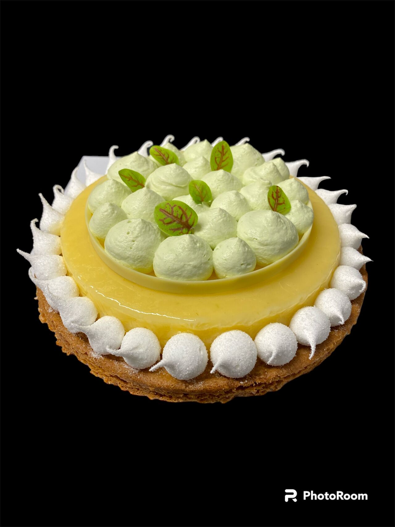 Tarte crumble citron basilic