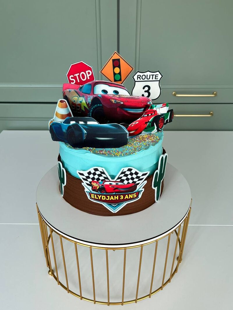 Gâteau cars